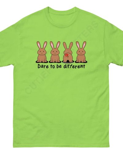 Dare to be different – Bunny Unisex Classic Tee