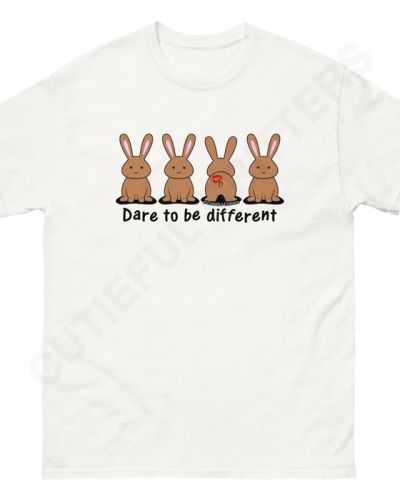 Dare to be different – Bunny Unisex Classic Tee
