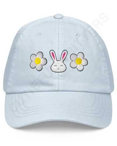 Flower Bunneh Pastel Baseball Hat