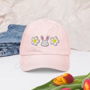 Flower Bunneh Pastel Baseball Hat