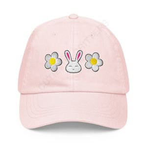 Flower Bunneh Pastel Baseball Hat