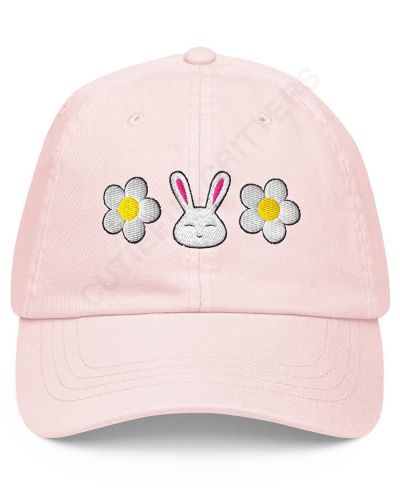 Flower Bunneh Pastel Baseball Hat